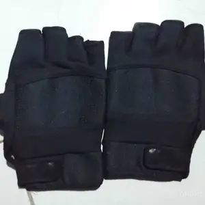 Paket Motoran 2 in 1 Sarung Tangan perekat dan Baff Masker Hitam Pria Wanita