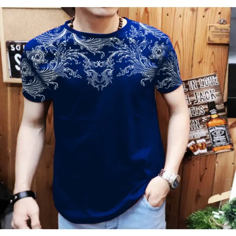 Kaos cowok keren motif batik full body atas terbaru 1