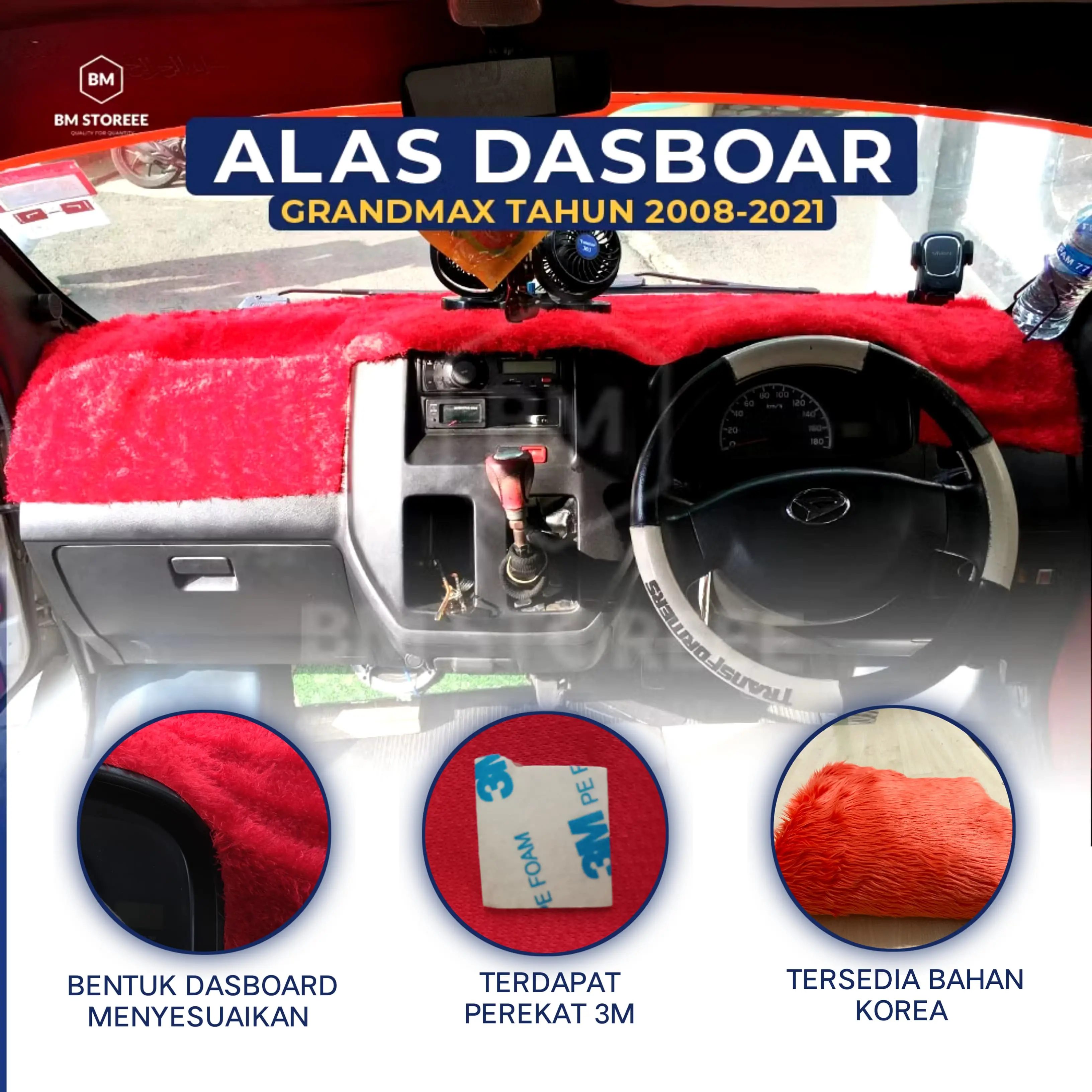 Terbaru Alas Dashboard Grandmax 2008-2021 Anti Slip Kualitas Terbaik Car