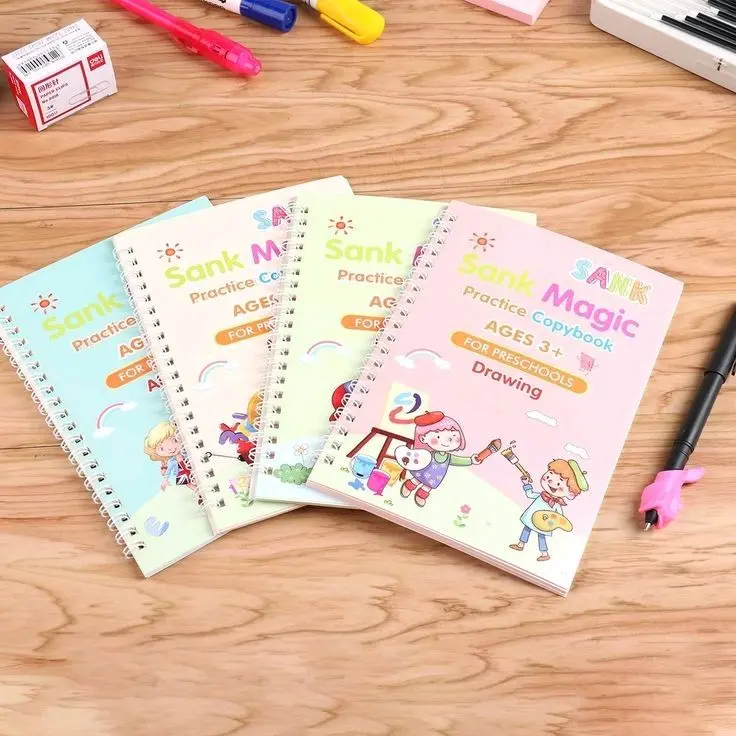 Buku Ajaib sank magic untuk anak anak 5 in 1 perkemasan Pensil