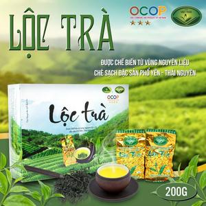 Trà Thái Nguyên Lộc Trà Hộp 200g – 20 Gói 10g | Trà Xanh Truyền Thống cao cấp |