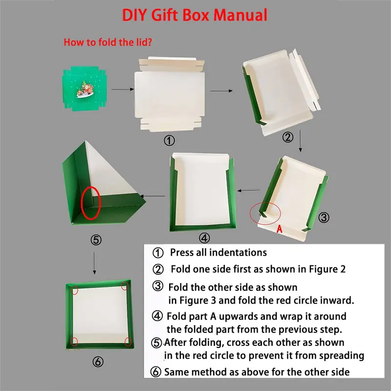 Product Introduction of 5-Story Surprise Explosion Gift Box with Ribbon, Multi-Pocket Snack & Candy Storage, Perfect for Birthdays, Festivals, Holidays 7