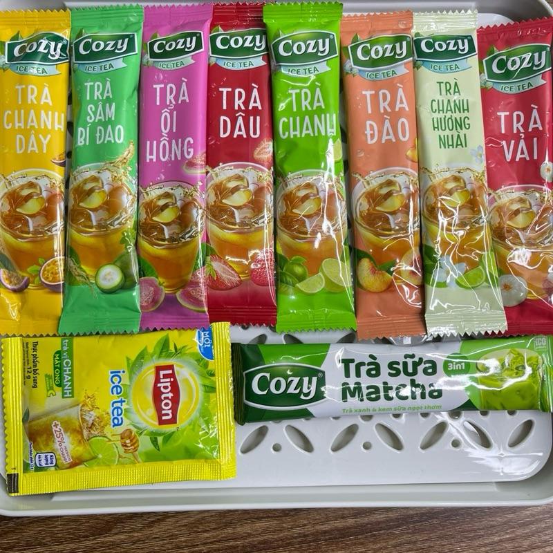 Túi mù trà hoa quả Cozy (Xé trên live) Bắt cặp + Nguyện Vọng ,set 15túi đủ vị