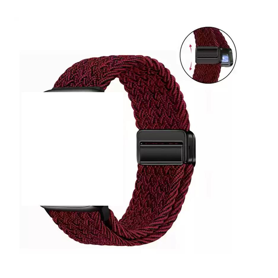 Tali pengganti tali jam tangan kepang, penyerapan magnet,mudah diganti, cocok untuk model S11/S10/9/8/7/SE. Tahan lama, desain cantik, pengiriman lokal cepat. Hanya tali!