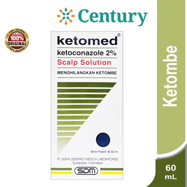 Gambar Ketomed 2% Scalp Solution 60 ml /Perawatan Rambut / Anti ketombe dari Century Healthcare Express Kota Administrasi Jakarta Pusat Tokopedia