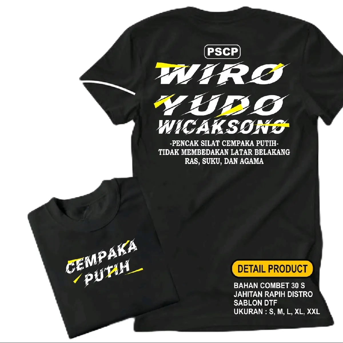 KAOS CEMPAKA PUTIH NEXT GENERASI TERBARU SABLON DTF KATUN Katun Santai Combed Nyaman Baju Keren