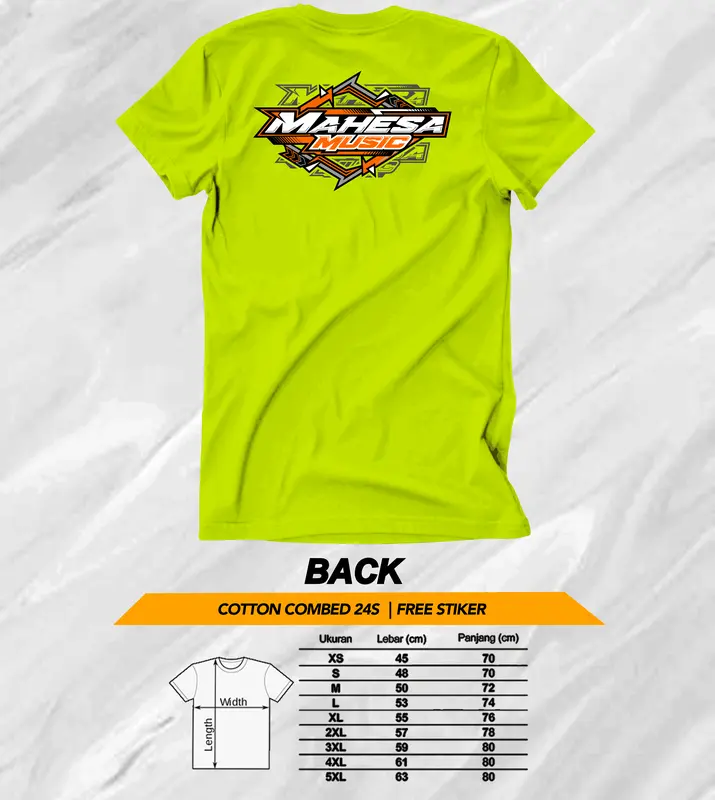 kaos original mahesa music 1 kain combed 24s premium 3
