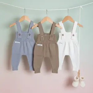 TRF KIDS Miko Jumper Premium | Jumper Overall Bayi & Anak Rajut Premium Kualitas  Newborn Sweater hoodie setelan