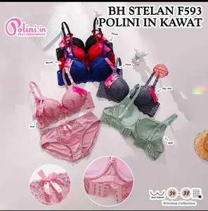 BH Stelan F5 93 / Bra Set F5 93 Polini In Kawat Super Soft -3 PCS