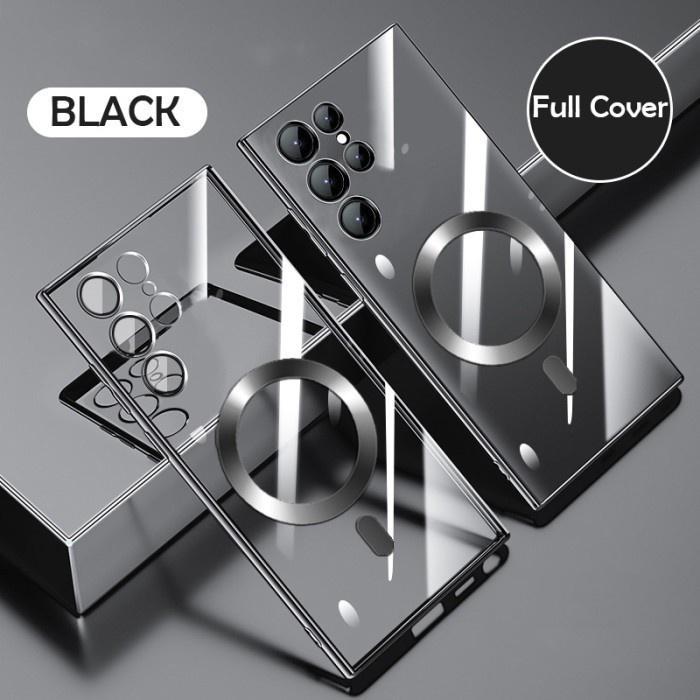 Case Samsung galaxy S20 FE / S23 / S23 FE / S23 ultra ORI SoftCase MagSafe magnet wireless plating Sarung premium Cover mewah 3