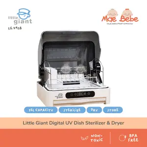 Little Giant LG.4938 Digital UV Dish Sterilizer & Dryer Rak Mesin Sterilisasi & Pengering Piring