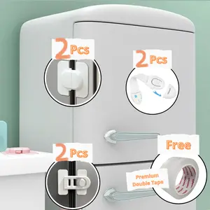 BUNDLING 6pcs & Lem Penguat Kunci Pintu Kulkas