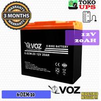 Gambar VOZ Battery E-Bike 12V 20AH 6DZM20 Baterai Sepeda Listrik 20AH - Bubble dari TokoUPS Kota Administrasi Jakarta Pusat 1 Tokopedia