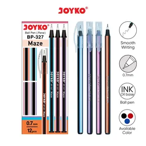 JOYKO Ball Pen Pulpen Pena BP-327 Maze 0.7 mm 1 Box 12 Pcs