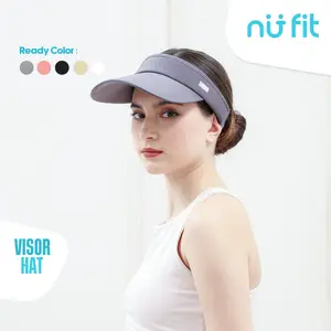 Nu Fit - Topi Olahraga Unisex - Protection Sports Visor Hat -Topi Outdoor Sport UV UPF 50++ Topi Golf Premium - Topi Tennis Murah - Topi Sport  Adjustable - Visor Topi Sport Wanita topi lari