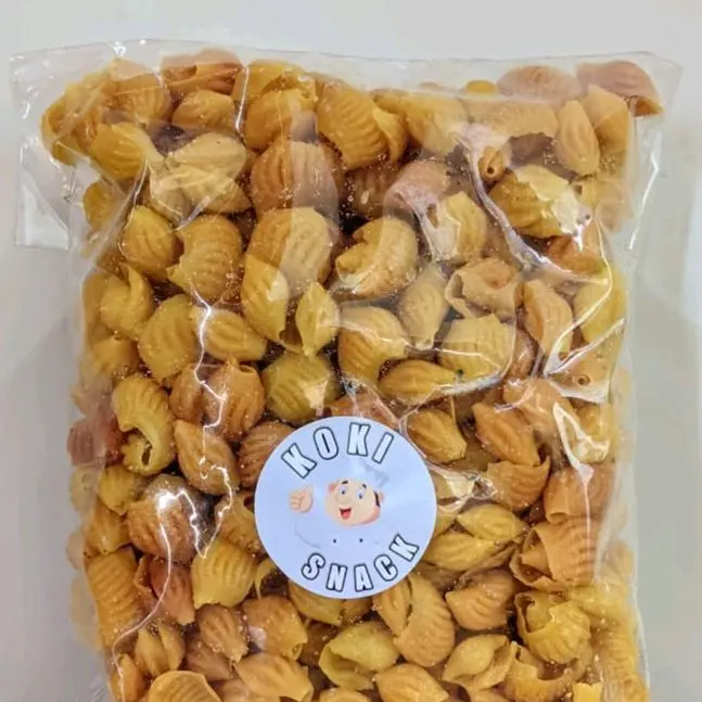 500gr Makaroni Kerang Koki Snack Tasikmalaya < Macaroni Keong Koki Snack 4