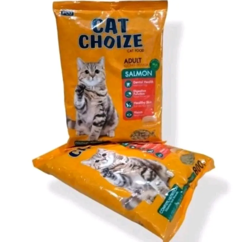 Paket Hemat 2 Pcs Makanan Kucing Dry Food Cat Choize Adult Kemasan Freshpack 800 Gr Tuna dan Salmon Flavor 2