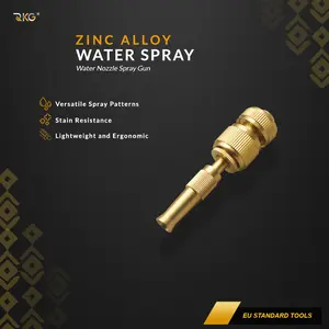 Semprotan Air Lurus + Drat Kuningan Taman Spray Nozzle Cuci Mobil Sebaguna