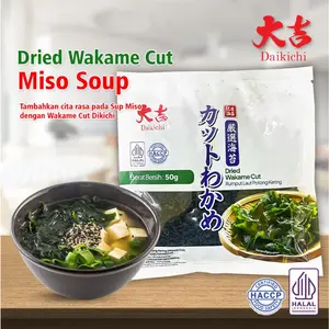 Cut Wakame Rumput laut kering / Dried Seaweed / Miyeok Myeok Miso soup