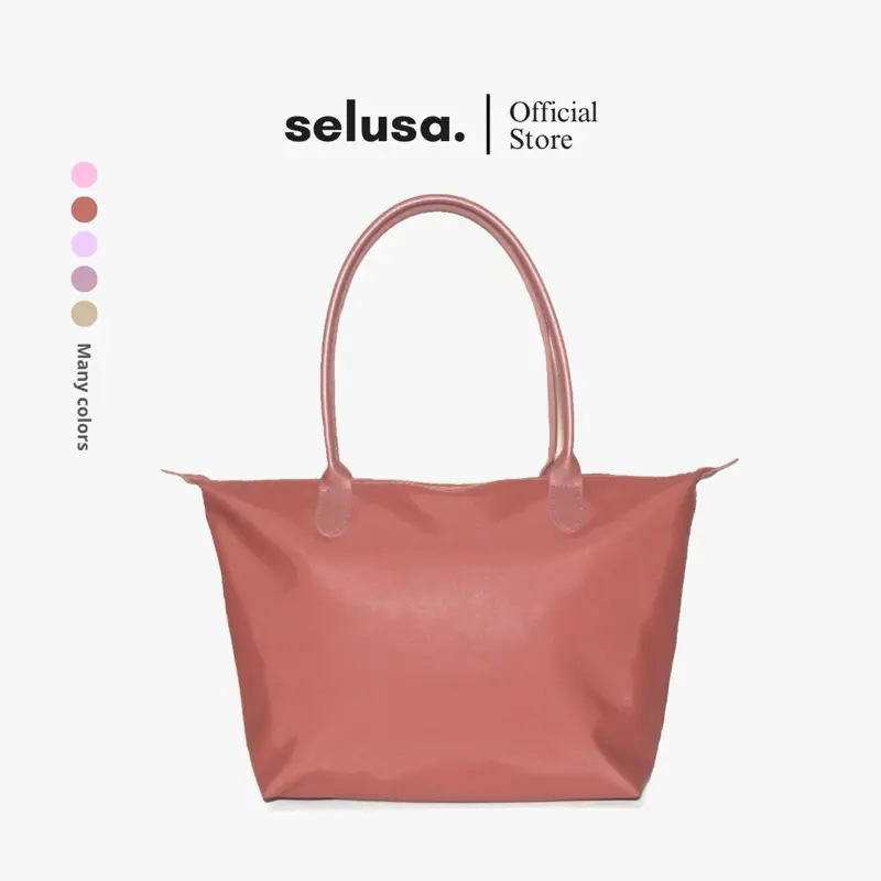 SELUSA AMBER NYLON TOTEBAG Water Splash | Tas Bahu Tas Jinjing Nilon Wanita 0