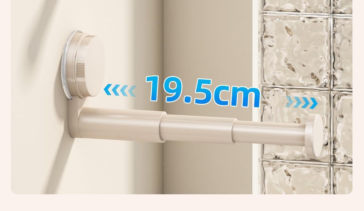 Suction Cup Balcony Clothes Rack Storage Organizer, No Drilling Required, Home Multi-Functional Hook, Extendable Wall-Mounted Hanging Rack Suction Cup Balcony Clothes Rack Storage Organizer, No Drilling Required, Home Multi-Functional Hook, Extendable Wall-Mounted Hanging Rack