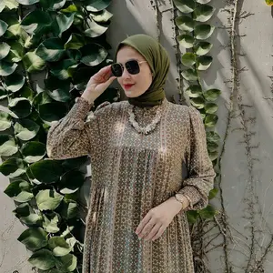 Lena Dress By Jelita Nyaman Cantik Muslim Panjang