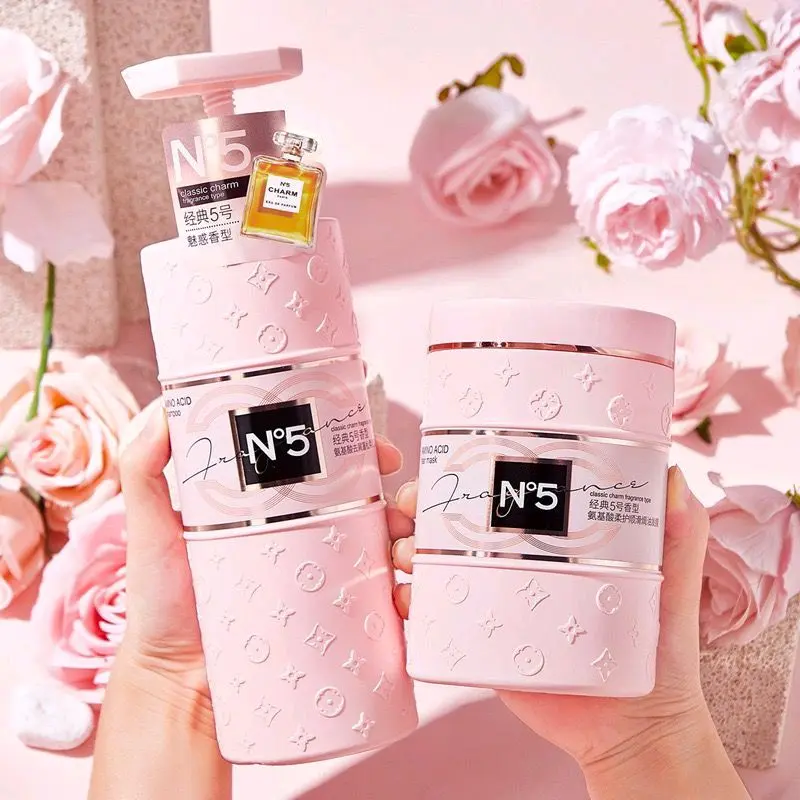 ROSE SHAMPOO & HAIR TREATMENT 800ML FRAGRANCE SMOOTH HAIR