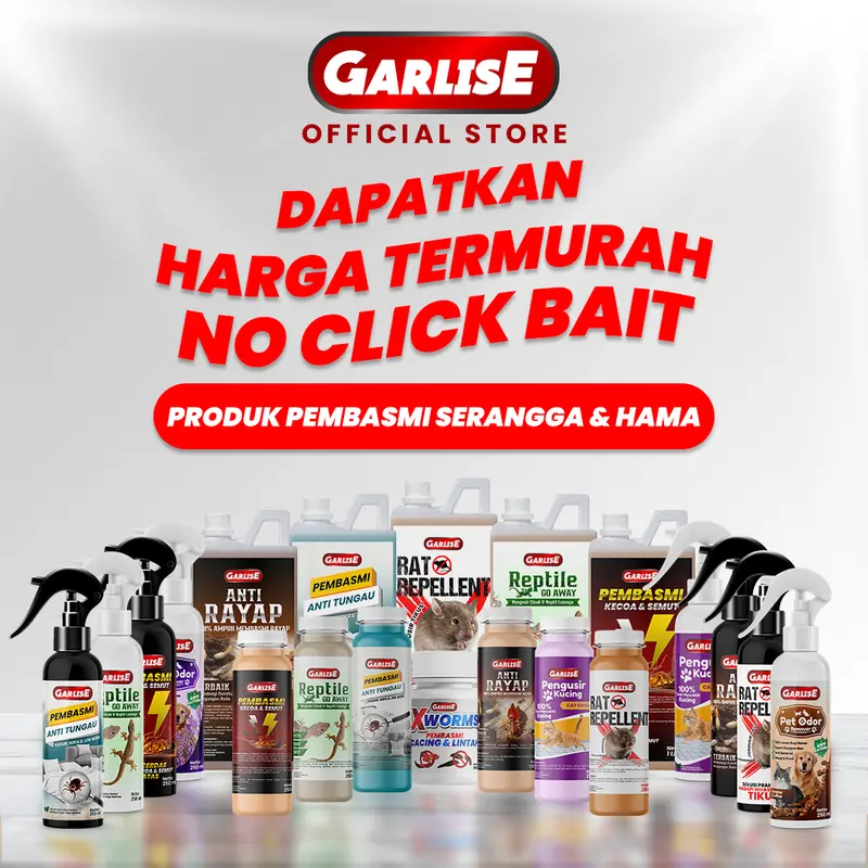 GARLISE LIQUID DETERGENT 1 LITER SAKURA FRESH DETERJEN ANTIBACTERIAL 5