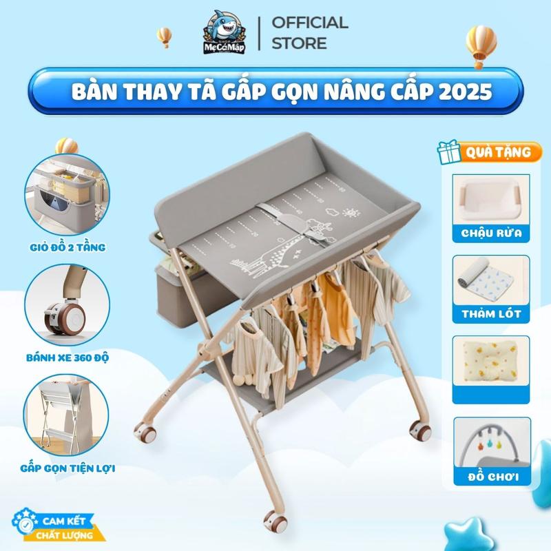  Bàn Thay Tã Cho Bé Di Động Cao Cấp Bàn Thay Quần Áo Cho Bé Sơ Sinh Có Thể Gấp Gọn Dễ Dàng 