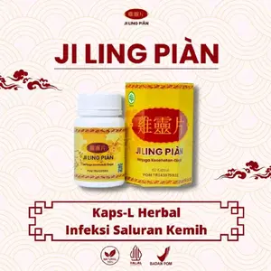 PROMO Ji Ling Pian dibuat dengan daun keji beling