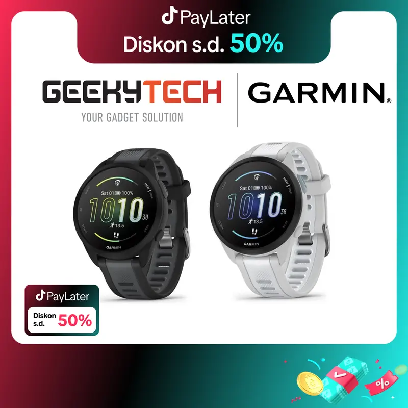 Garmin Forerunner 165 / FR165 Smartwatch / Running Watch - Resmi TAM 1