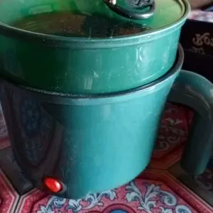 【COD】Panci Listrik Kukusan Plastik Teflon Cooking Pot Panci Listrik Elektrik Cooker