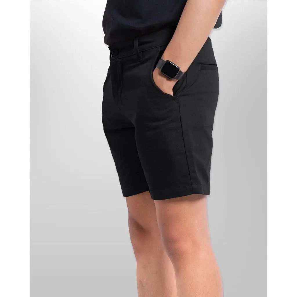 Celana Pendek Pria Hitam Chino Pants Black Katun Chinos Cino Short Pants Distro Cowok