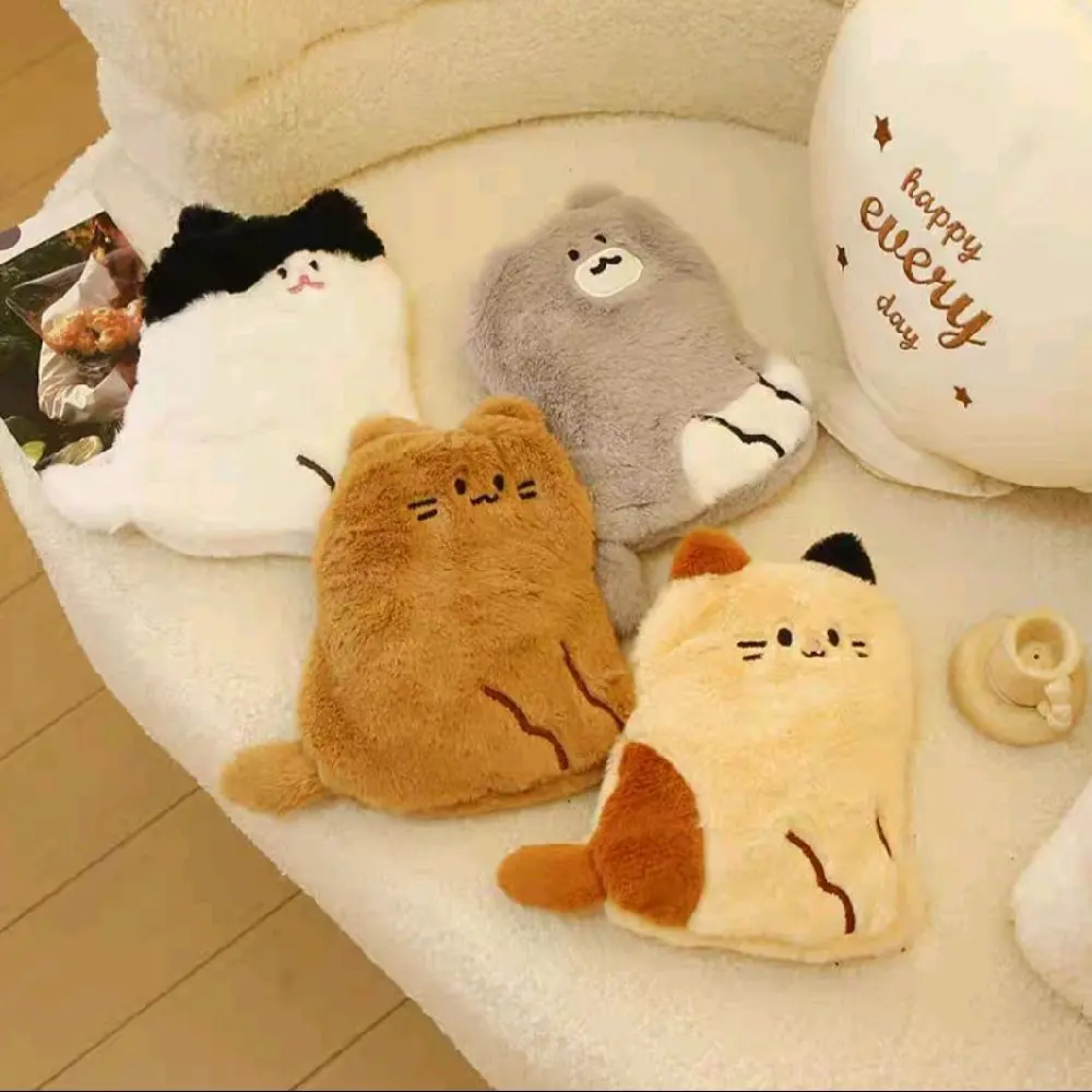 [SG Stock] Cute Kitty Cat 300ml Warmer Bag for Menstruation Period Cramps Pregnancy Sore Hot Water Bag