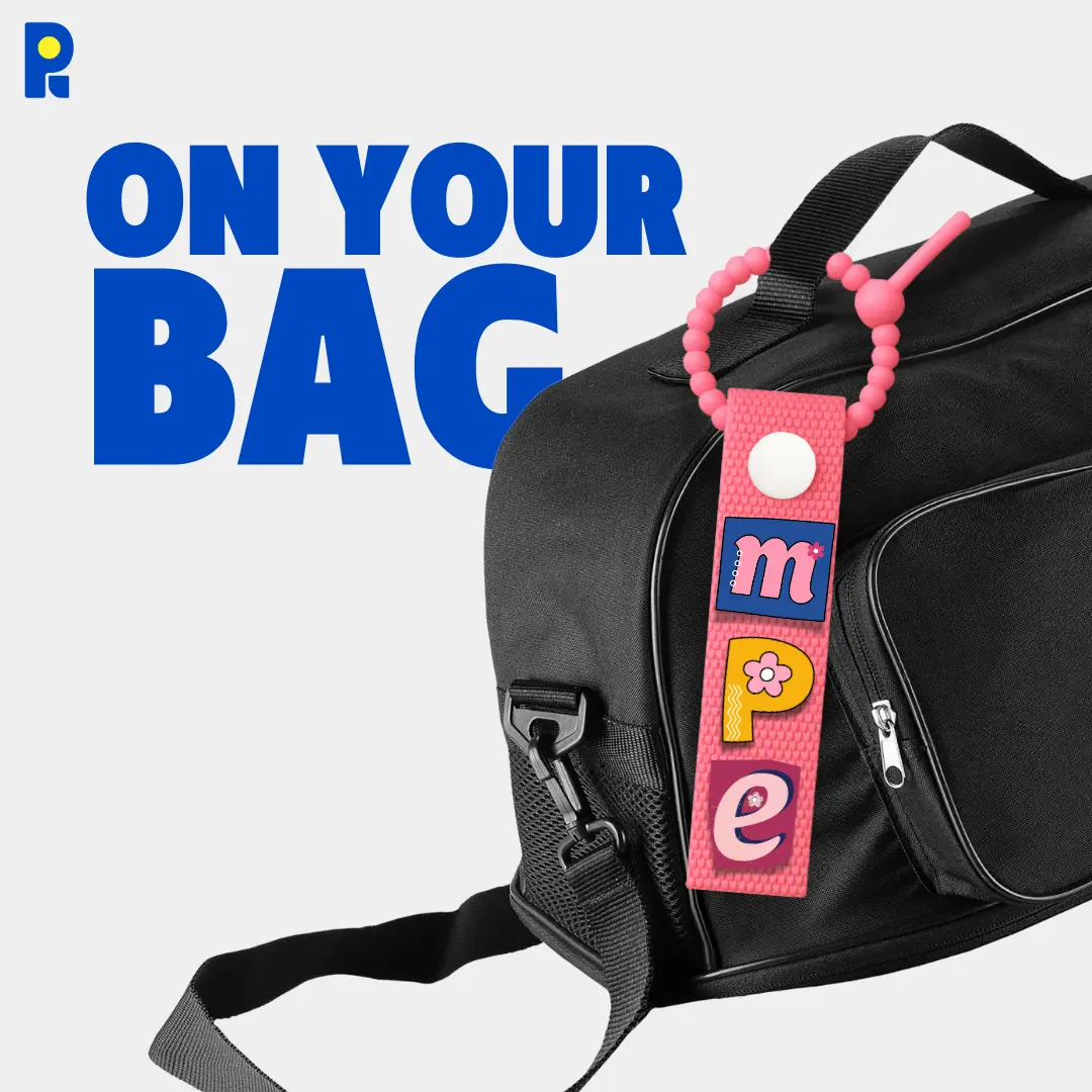 Webbing Pink - 1 Huruf