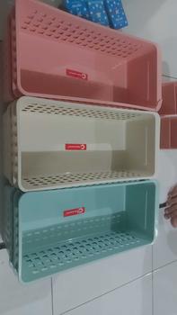 Product Review of Paket 1-3 Pcs Keranjang Jasper S CLIOPLASTICS  Serbaguna/ Storage Basket Lemari Plastik from m** a** m** g**s 0