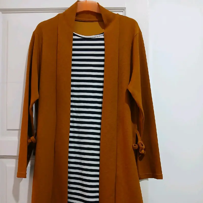 TUNIK KAOS SALUR MODEL BLEZER LENGAN PANJANG 0