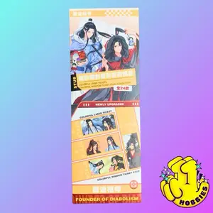 ELEVEN HOBBIES - MDZS MO DAO ZU SHI Bookmark PVC Transparan Pembatas Buku MerchandisE