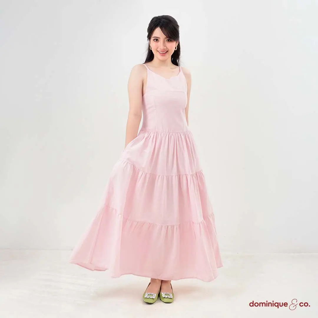 Melissa Linen Dress l Dominique & Co - TikTok Shop Philippines