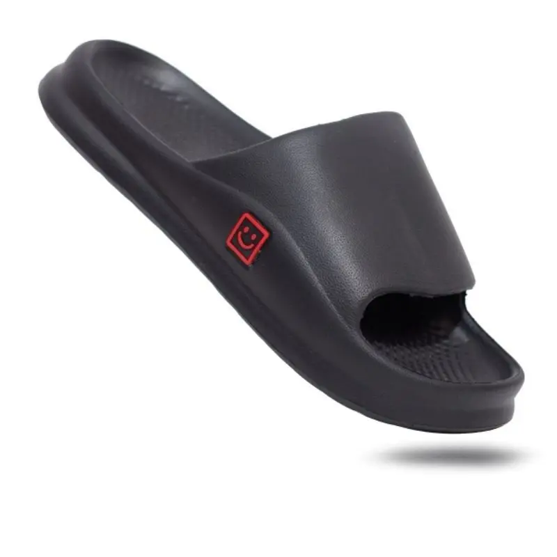 Sandal Slop Karet Eva Smile Unisex slop size 36-44 EVA PUTIH HITAM/ WARNA  laki laki / Sendal slop pria / Sandal slide pria / Sandal slop / Sandal outdoor dan indoor Shoes 4