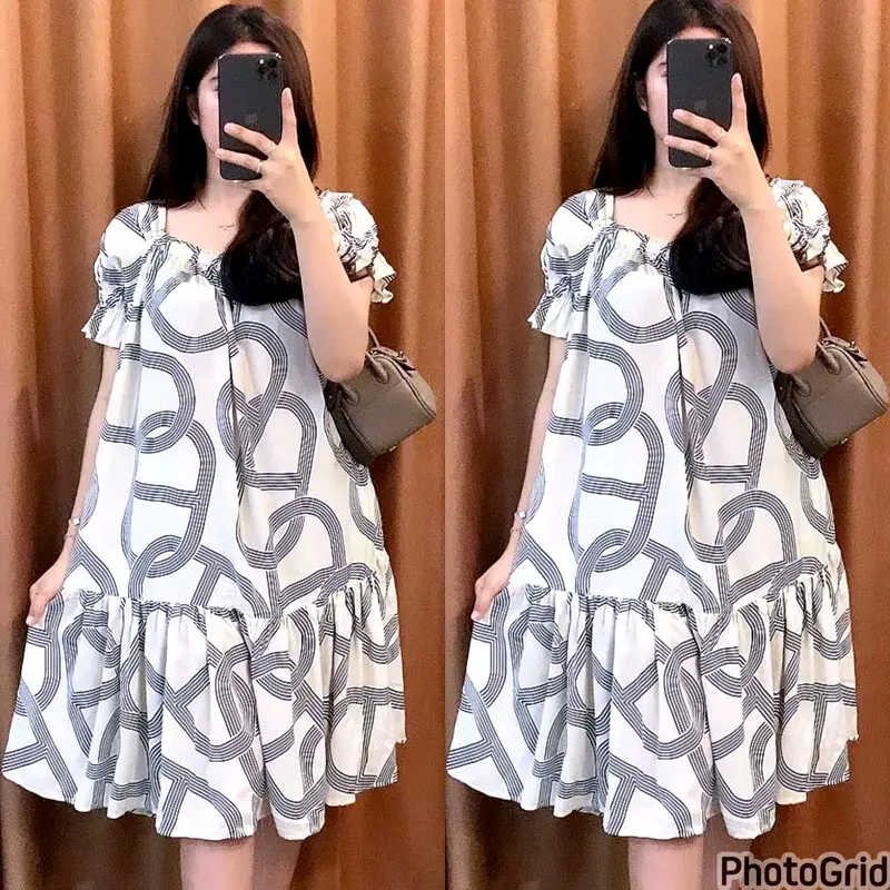 4.4 FLASH SALE Longdress Midi Rample Premium RPL-631 By Daster Sultan BGR Cantik Elegant Casual Bisa Untuk Busui & Bumil Motif Banyak Pilihan Berbahan Rayon Vicose Premium Tidak Akan Panas