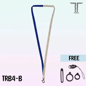 Trubbershop - Lanyard Id Card Holder Tali Lanyard Name Tag 1,5 cm Free Karet + Clip HP - TRB 4B