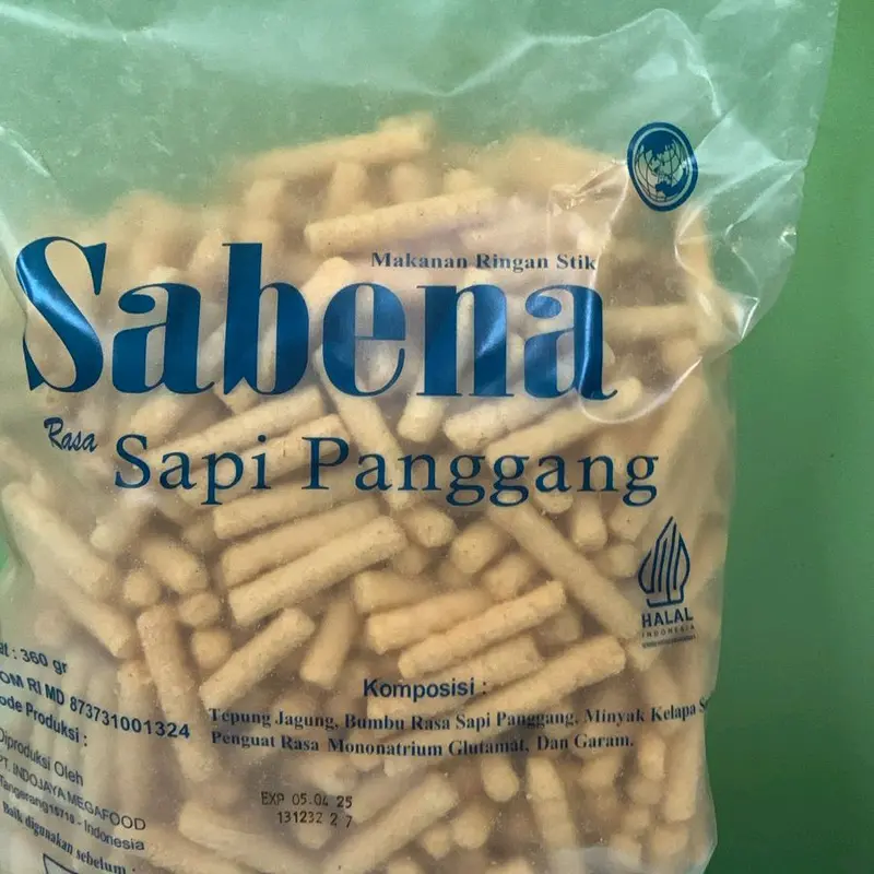 Snack sabena stik ( 1 dus isi  5 pack) ada berbagi macam variant rasa dan juga bisa rasa mix Camilan 6