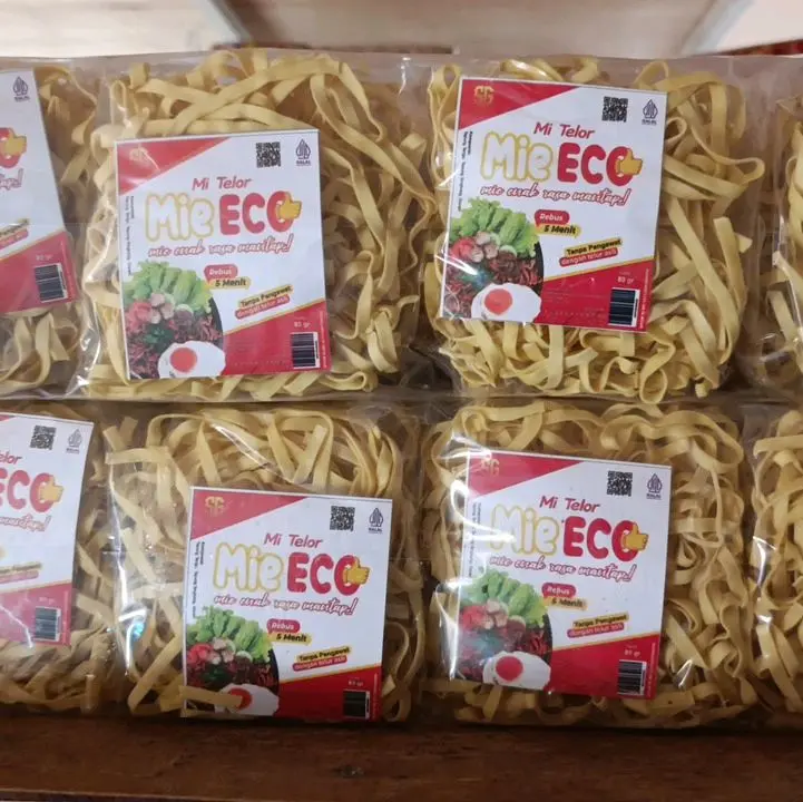 Mi Telor Mie Eco 1680 gr - Makanan Instan Goreng Ayam Pedas - Food, Noodles Bawang 7