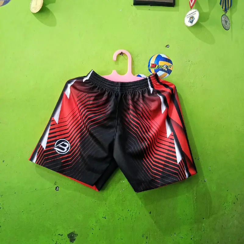 Celana Voli Full Printing Depan Belakang Size M - Bahan Lotto Nyaman untuk Olahraga - Sport 7
