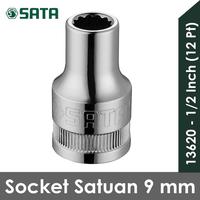 Gambar SATA TOOLS Socket Satuan 1/2 Inch 9 mm 12 point 13620 dari SATA OS Kota Administrasi Jakarta Utara 5 Tokopedia