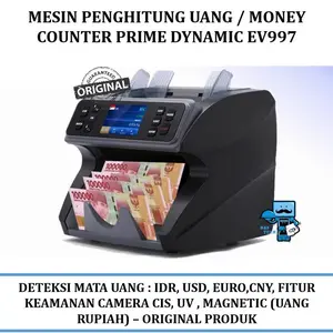 Mesin Penghitung Uang / Money Counter Prime Dynamic EV997 - Original