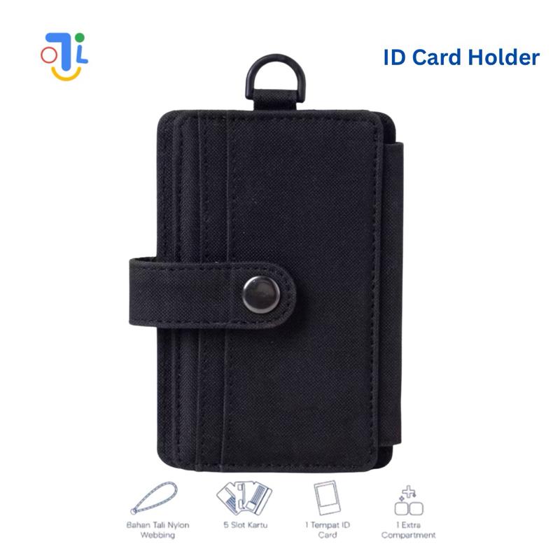 Lanyard ID Card Holder Dompet Kartu Name Tag Pria Wanita Lanyard ID Card Holder Dompet Kartu Name Tag Pria Wanita
