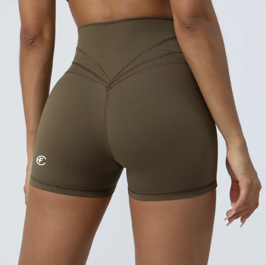 Fbrand Game-Changer Biker Shorts (Olive Earth Green)