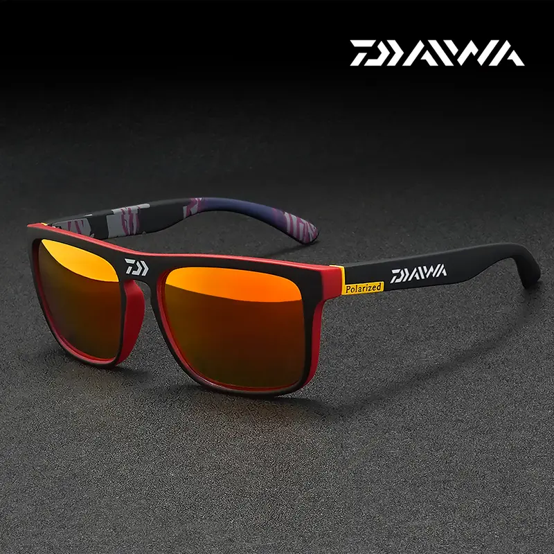 Kính Phân Cực Câu Cá, DAIWA, Dành Cho Nam Và Nữ, Thời Trang, Bảo Vệ UV400, Thích Hợp Để Lái Xe, Đi Bộ Đường Dài Và Thể Thao, Kính Kính Mắt 0